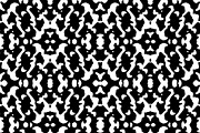 Black and White Abstract Ornate Seam