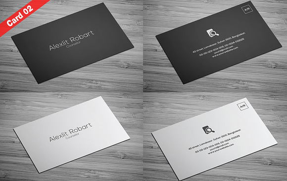 10 Trendy Business Cards Bundle V.1 in Business Card Templates - product preview 1
