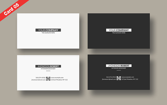 10 Trendy Business Cards Bundle V.1 in Business Card Templates - product preview 4
