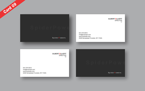 10 Trendy Business Cards Bundle V.1 in Business Card Templates - product preview 6