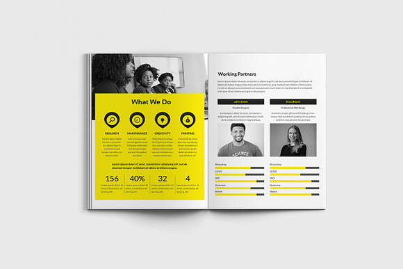 Lancer - A4 Freelancer Brochure in Brochure Templates - product preview 1