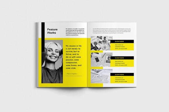 Lancer - A4 Freelancer Brochure in Brochure Templates - product preview 2