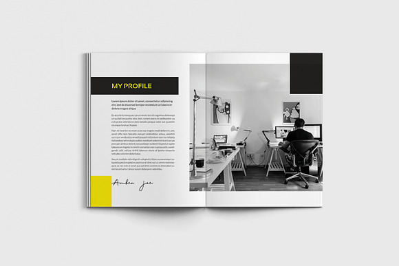 Lancer - A4 Freelancer Brochure in Brochure Templates - product preview 3