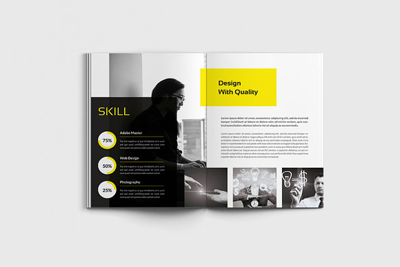 Lancer - A4 Freelancer Brochure in Brochure Templates - product preview 8