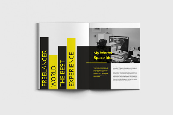 Lancer - A4 Freelancer Brochure in Brochure Templates - product preview 9