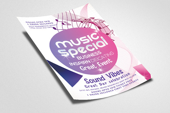 Music Special Night Flyer in Flyer Templates - product preview 1