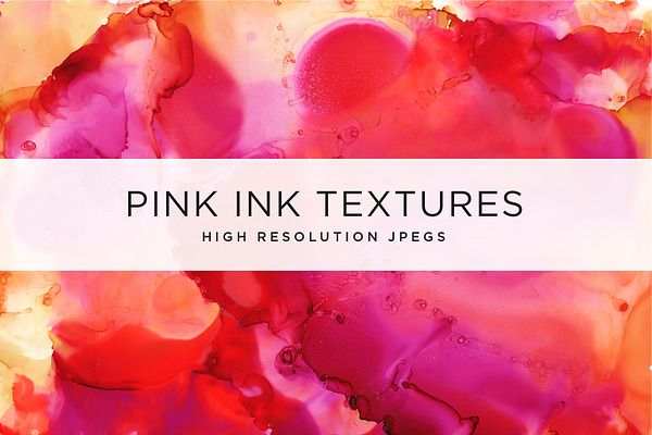 Pink Ink Textures
