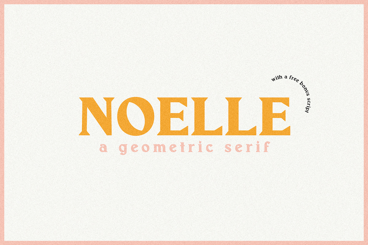 Noelle | Modern Serif & Free Script in Serif Fonts - product preview 8