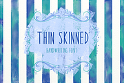 BSD Thin Skinned Font