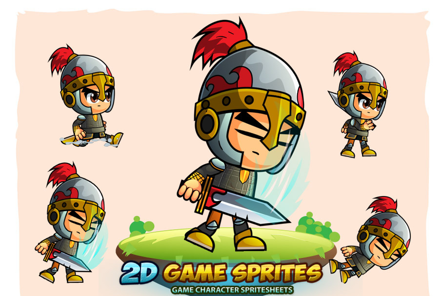 KnightRock 2D Game Character Sprites in Illustrations - product preview 8