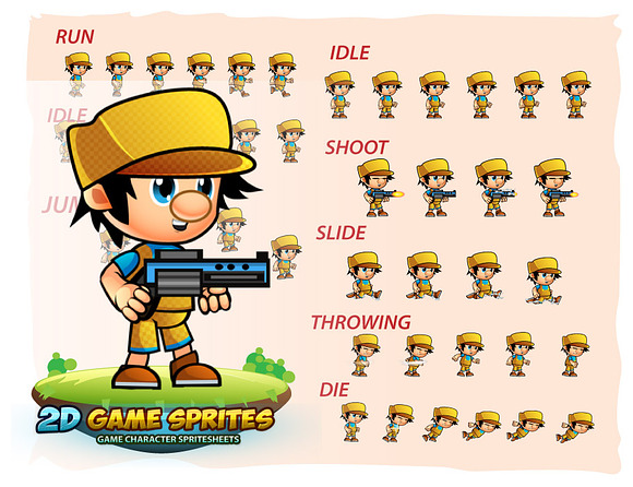 Marcio 2D Game Sprites in Illustrations - product preview 2