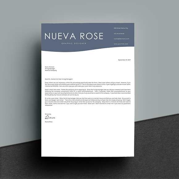 Resume - CV Template Professional in Resume Templates - product preview 4