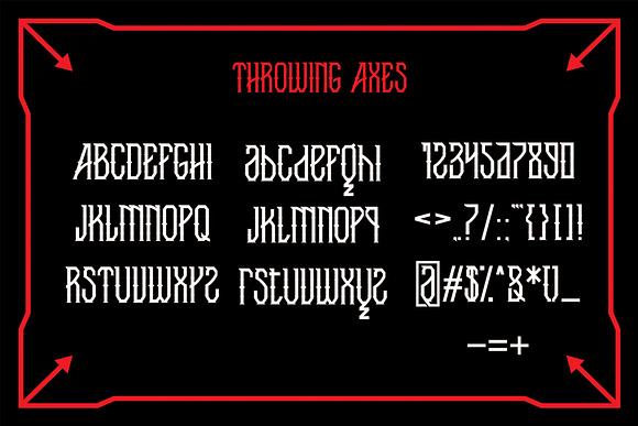 Trowing Axes in Blackletter Fonts - product preview 3