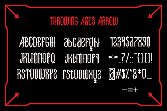 Trowing Axes in Blackletter Fonts - product preview 4