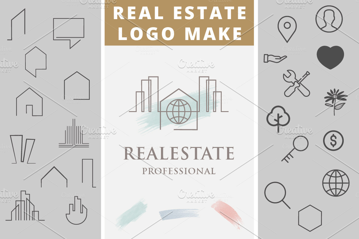 18 Real Estate Logo Maker Templates in Logo Templates - product preview 8