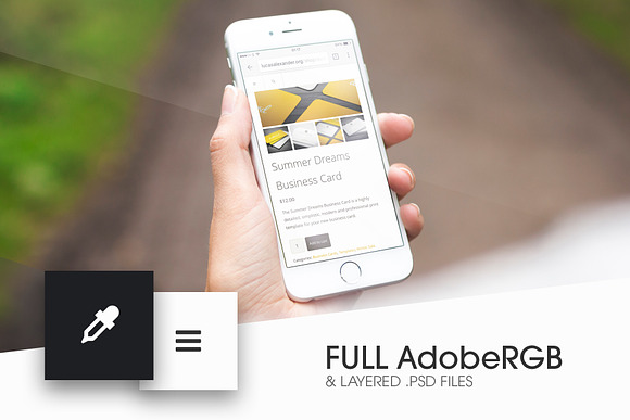 iPhone 6S Outdoor Mock-Ups in Mobile & Web Mockups - product preview 3