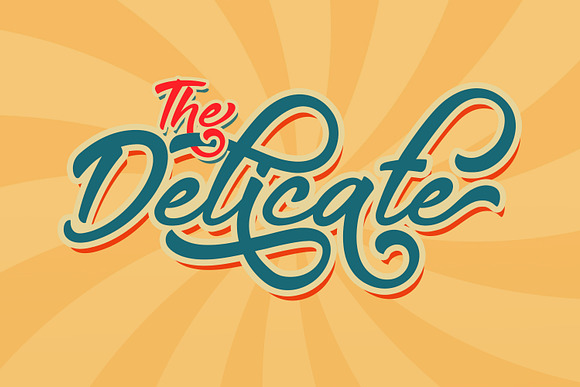 The Delicate in Script Fonts - product preview 14