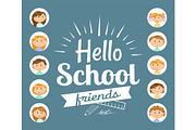 Hello School Best Friends, Students