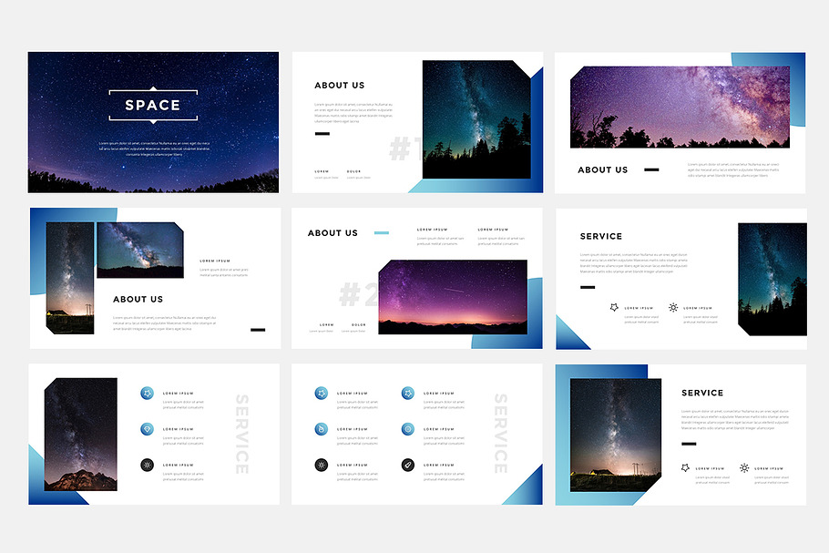 Space - Technology Powerpoint in PowerPoint Templates - product preview 8