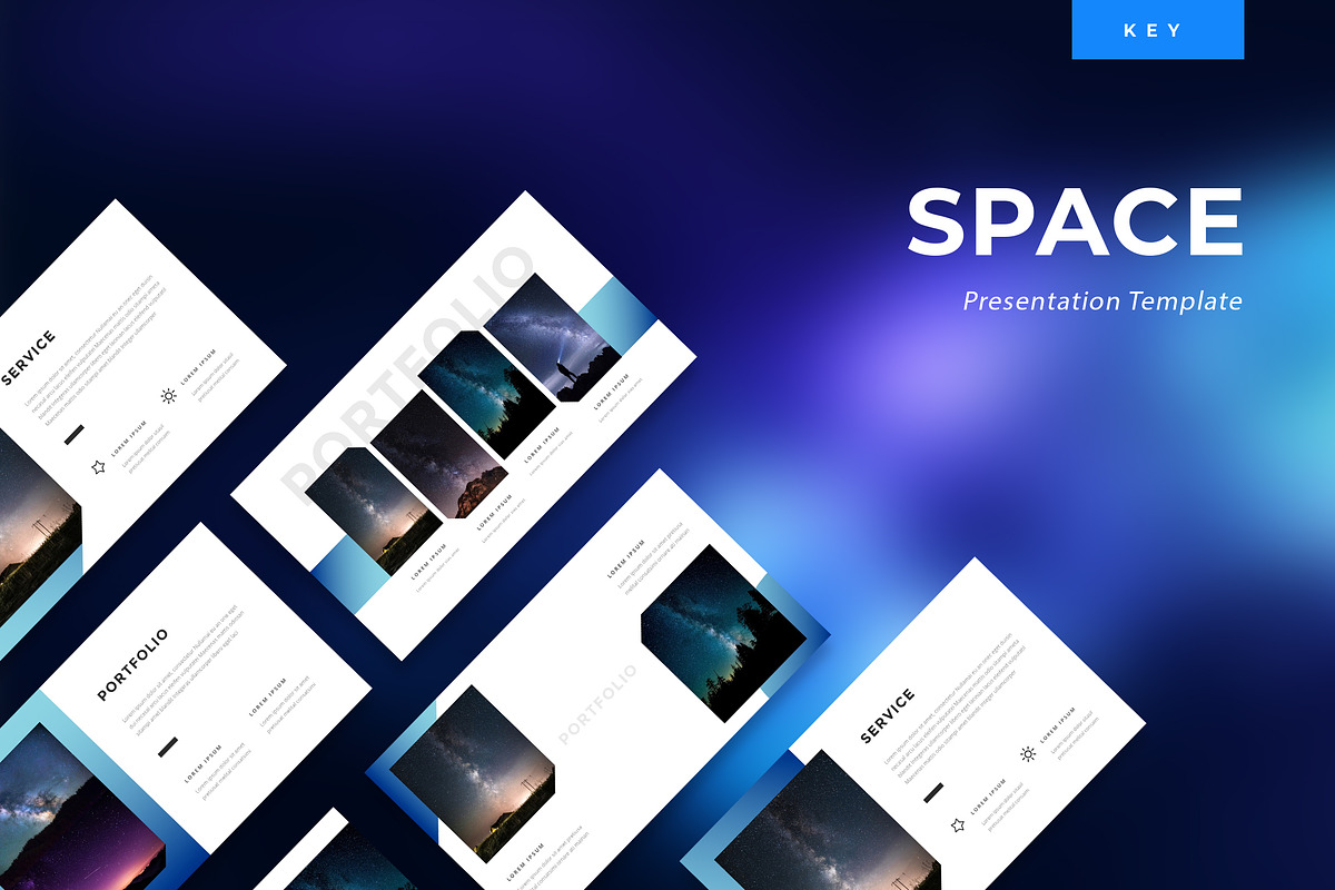 Space - Technology Keynote in Keynote Templates - product preview 8