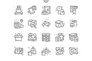 Delivery Line Icons