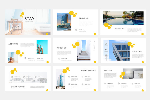 Stay - Hotel Powerpoint in PowerPoint Templates - product preview 1