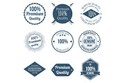Set of Premium Quality Badges