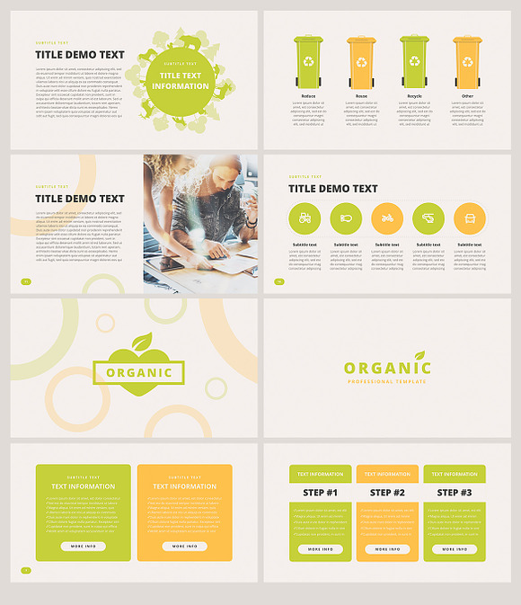 Organic Google Slides Template in Google Slides Templates - product preview 4