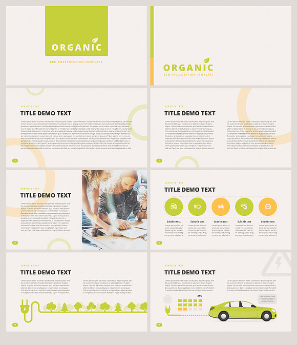 Organic PowerPoint Template in PowerPoint Templates - product preview 1