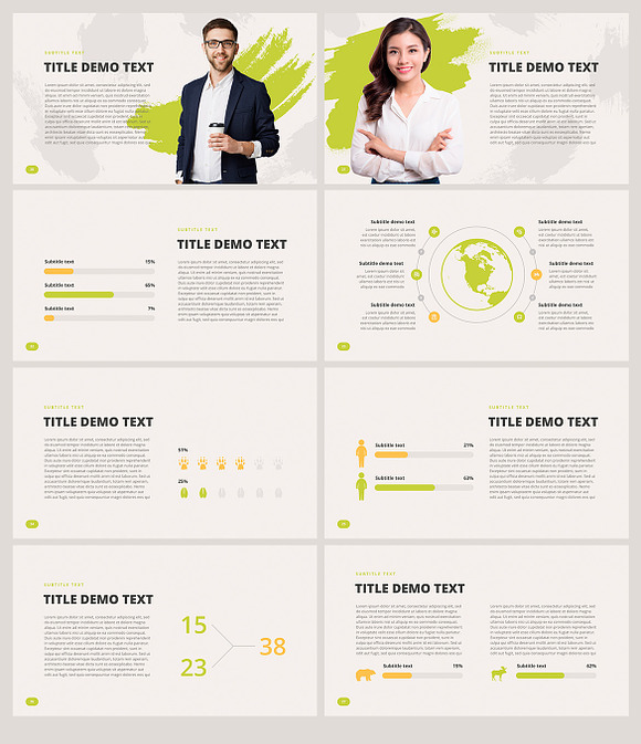 Organic PowerPoint Template in PowerPoint Templates - product preview 4