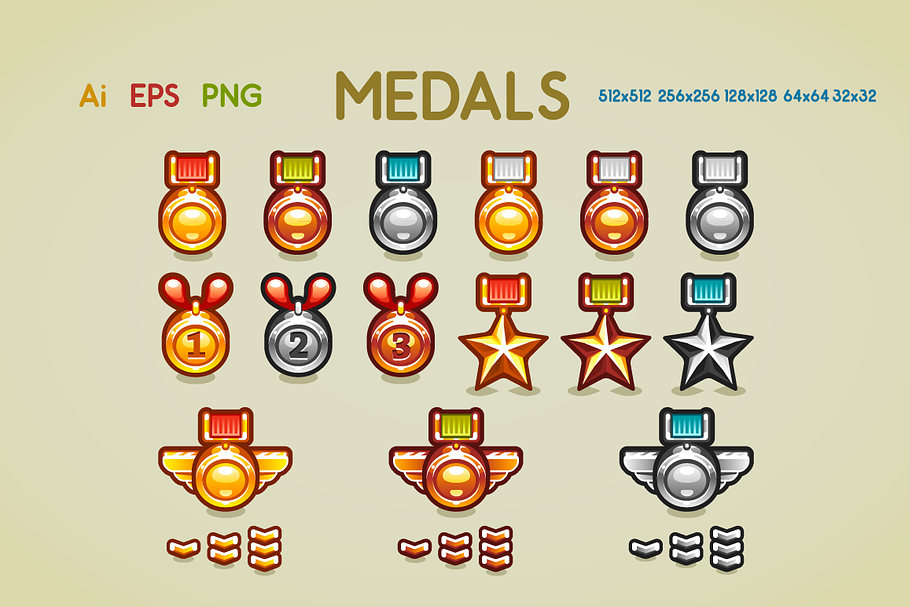Medals in Objects - product preview 8