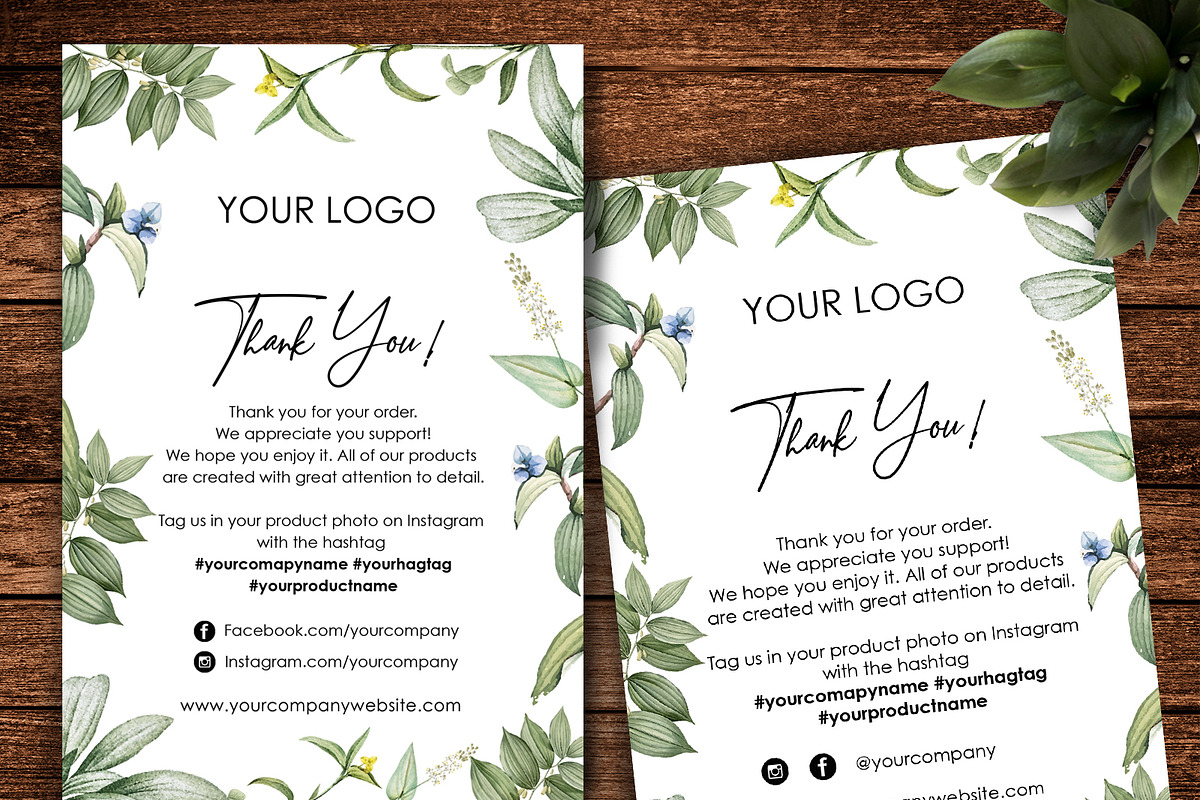 Thank You CARD-ID01 in Flyer Templates - product preview 8