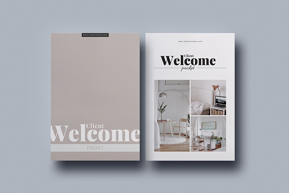 Client Welcome Packet Canva Template in Magazine Templates - product preview 1