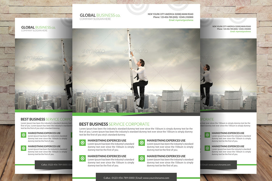 Global Business Flyer Template