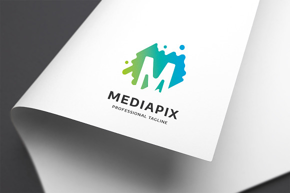 Mediapix Letter M Logo in Logo Templates - product preview 1