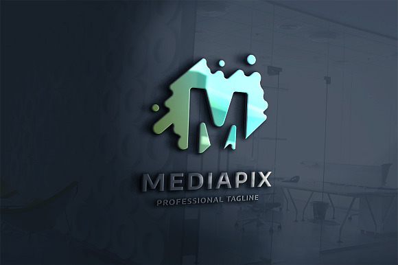 Mediapix Letter M Logo in Logo Templates - product preview 2