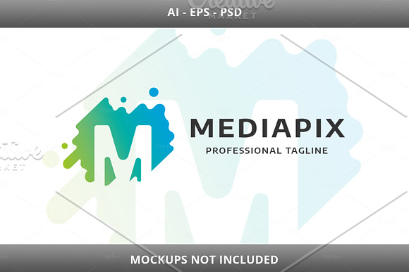 Mediapix Letter M Logo in Logo Templates - product preview 4