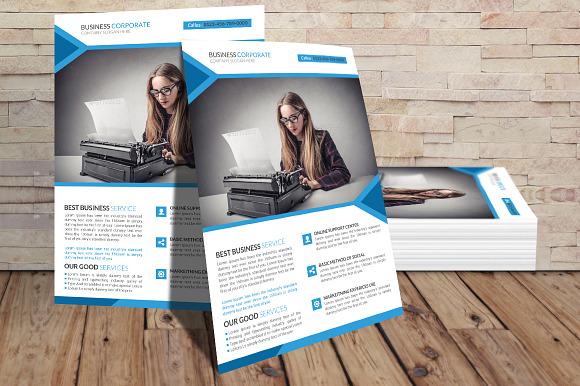 Printing Shop Business Flyer in Flyer Templates - product preview 2