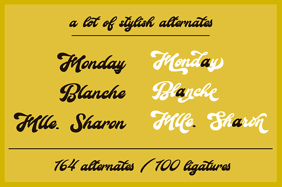 Mostaza in Script Fonts - product preview 1