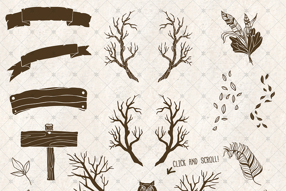 Rustic Autumn Vectors in Illustrations - product preview 8