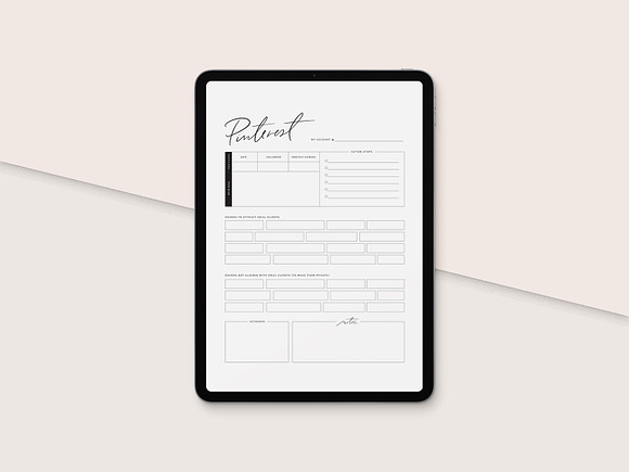 The Social Media Planner in Templates - product preview 4