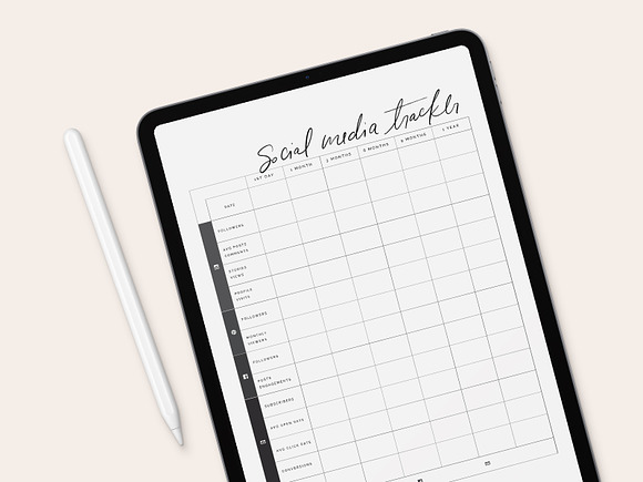 The Social Media Planner in Templates - product preview 9