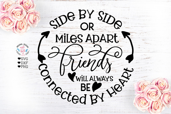 Friends will be Connected By Heart in Illustrations - product preview 1