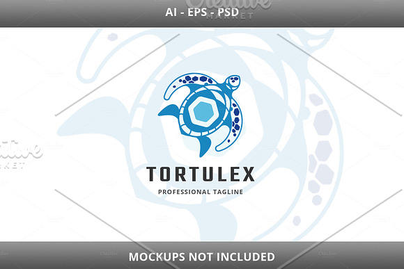 Turtle Decorative Logo in Logo Templates - product preview 3