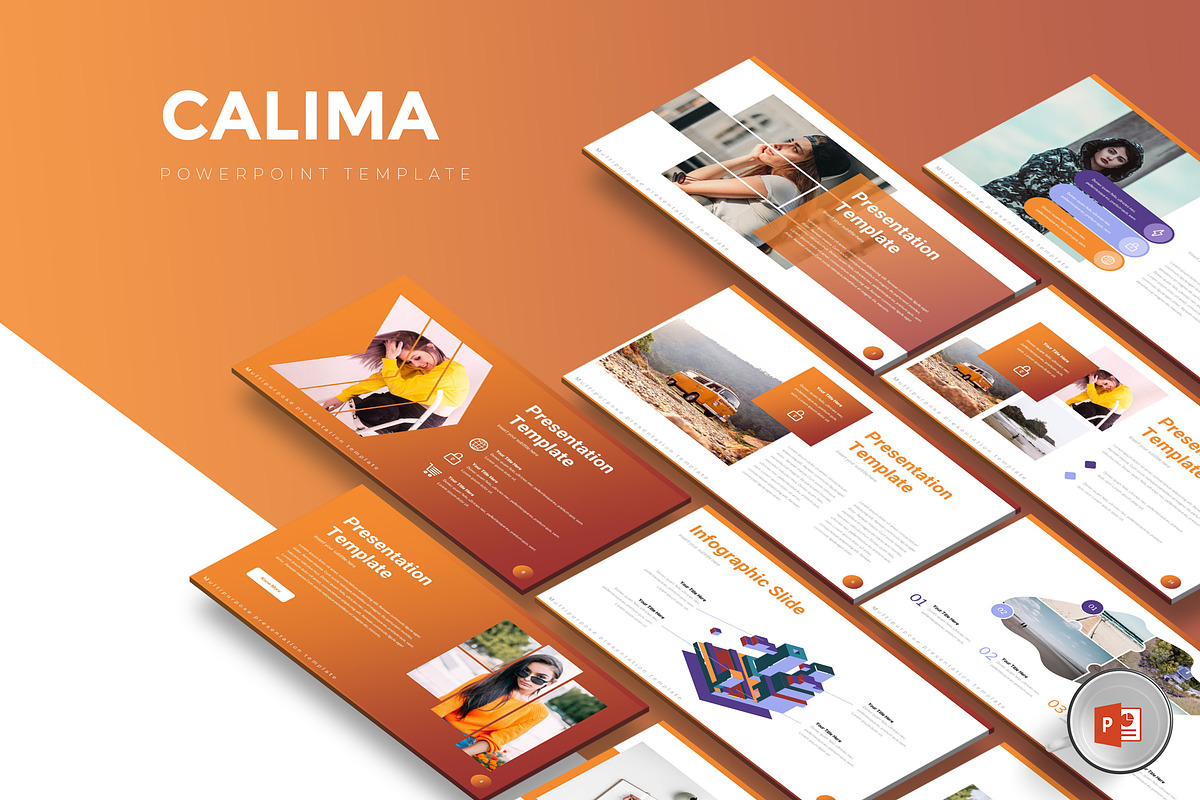 Calima - Powerpoint Template in PowerPoint Templates - product preview 8