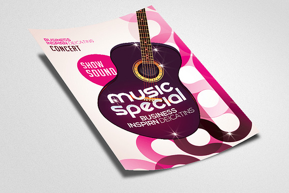 Music Special Night Flyer Template in Flyer Templates - product preview 1