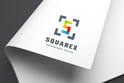 Squarex Letter S Logo