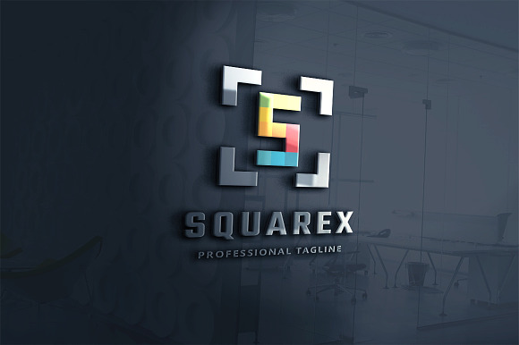Squarex Letter S Logo in Logo Templates - product preview 1