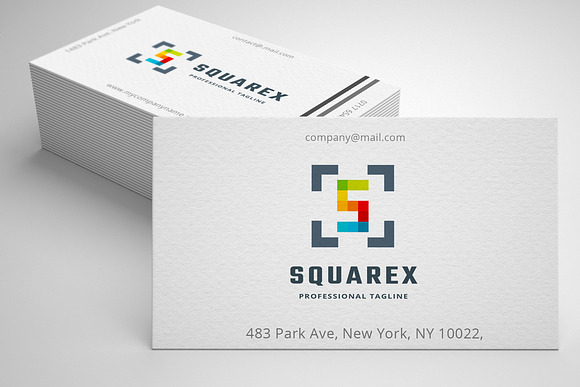 Squarex Letter S Logo in Logo Templates - product preview 2
