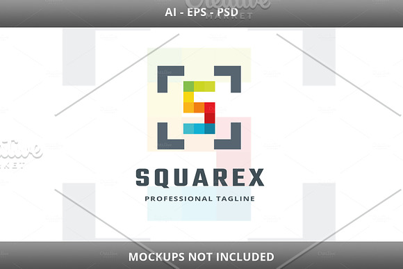Squarex Letter S Logo in Logo Templates - product preview 3